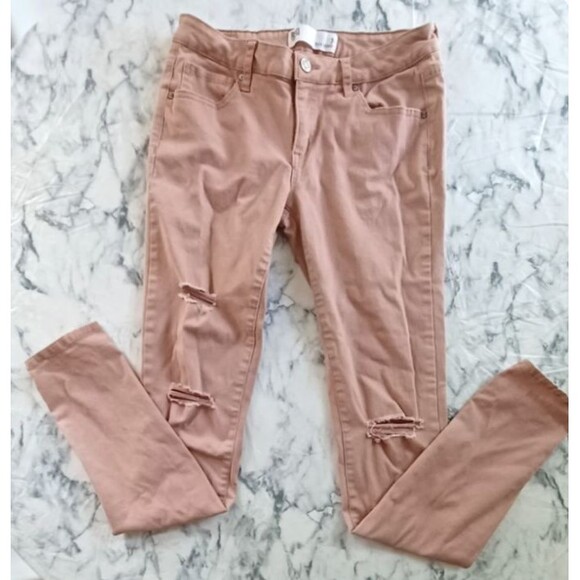 RSQ Jeans Woman Sz 3 Lot of 2 Ibiza Skinny Distressed Destroyed Thrashed Skater - Picture 2 of 9